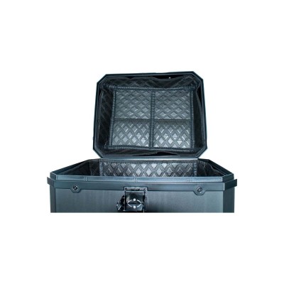 MALETERO CUADRADO DR1 THUNDER DOBLE CHAPA 45 LT POLIPROPILENO BASE ALUMINIO