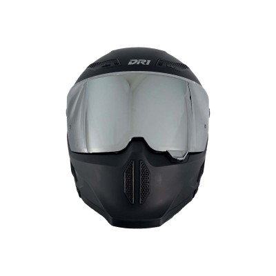 Casco Integral Dr1 K666 Solid Negro Mate Sp Negro