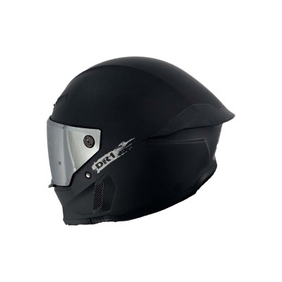 Casco Integral Dr1 K666 Solid Negro Mate Sp Negro