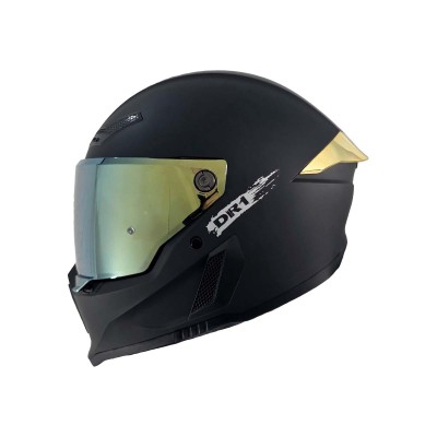 copia de copia de Casco Integral Dr1 K666 Solid Gris Metalizado Sp Negro