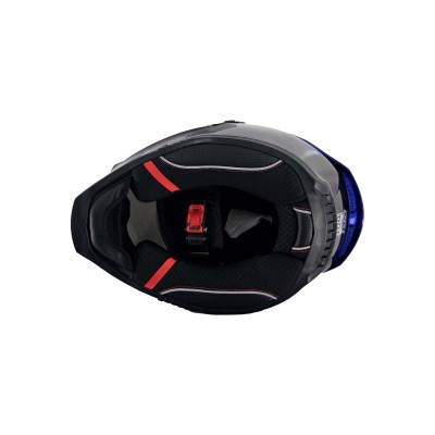 copia de copia de copia de copia de copia de Casco Integral Dr1 K666 Solid Gris Metalizado Sp Negro