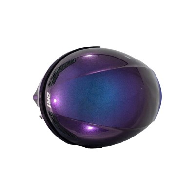 Casco Integral Dr1 K666 Solid Azul Camaleon Sp Morado