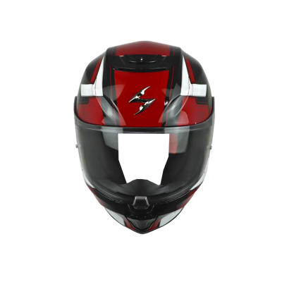 CASCO SCORPION EXO-391 CAPTOR NEGRO ROJO