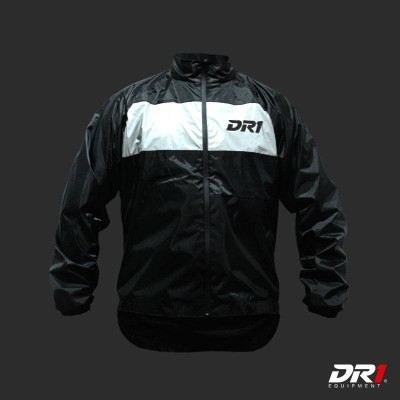 Chaqueta Cortaviento Impermeable DR1 Clasica Negra Moto Accesorios Motero Hombre Cascoloco Distriramirez