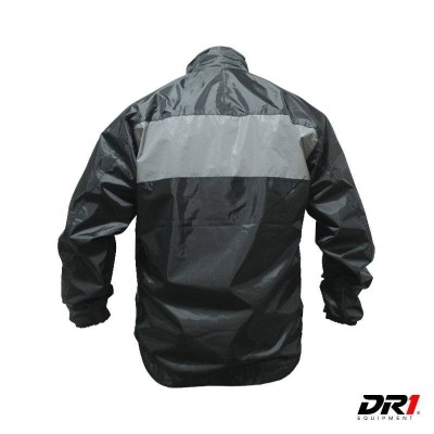 Chaqueta Cortaviento Impermeable DR1 Clasica Negra Moto Accesorios Motero Hombre Cascoloco Distriramirez