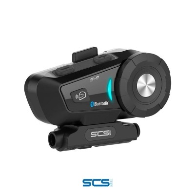 Intercomunicador Bluetooth para Casco Moto Intercom SCS S9 Motociclista Cascoloco Distriramirez