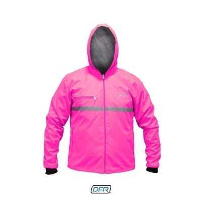 chaqueta cortaviento doble faz semi impermeable towfold motociclista mujer cascoloco dfr distriramirez