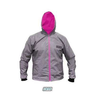 chaqueta cortaviento doble faz semi impermeable towfold motociclista mujer cascoloco dfr distriramirez