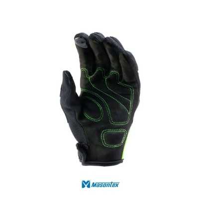 guantes moto proteccion masontex MTO III negro neon hombre motociclista cascoloco distriramirez