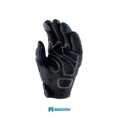 guantes moto proteccion masontex MTO III negro hombre motociclista cascoloco distriramirez