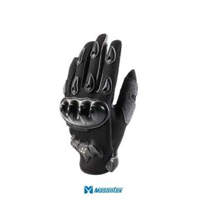 guantes moto proteccion masontex MTO-33 negro hombre motociclista cascoloco distriramirez