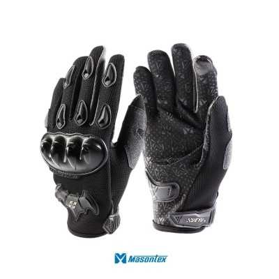 guantes moto proteccion masontex MTO-33 negro hombre motociclista cascoloco distriramirez