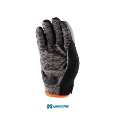 guantes moto proteccion masontex MTO-35 negro naranja hombre motociclista cascoloco distriramirez