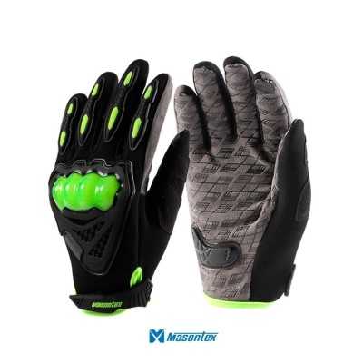 guantes moto proteccion masontex MTO-35 negro neon hombre motociclista cascoloco distriramirez