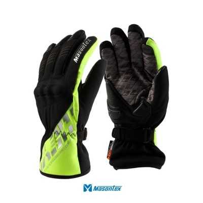 guantes impermeables moto proteccion masontex MTO-36 negro neon hombre motociclista cascoloco distriramirez