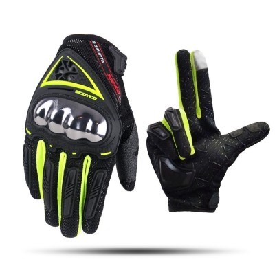 guantes scoyco MC44 negro verde