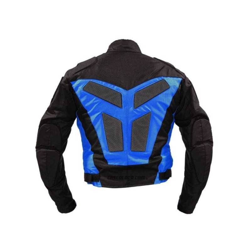 chaqueta moto proteccion cascoloco dfr racing reflectiva pads indumentaria motociclista distriramirez