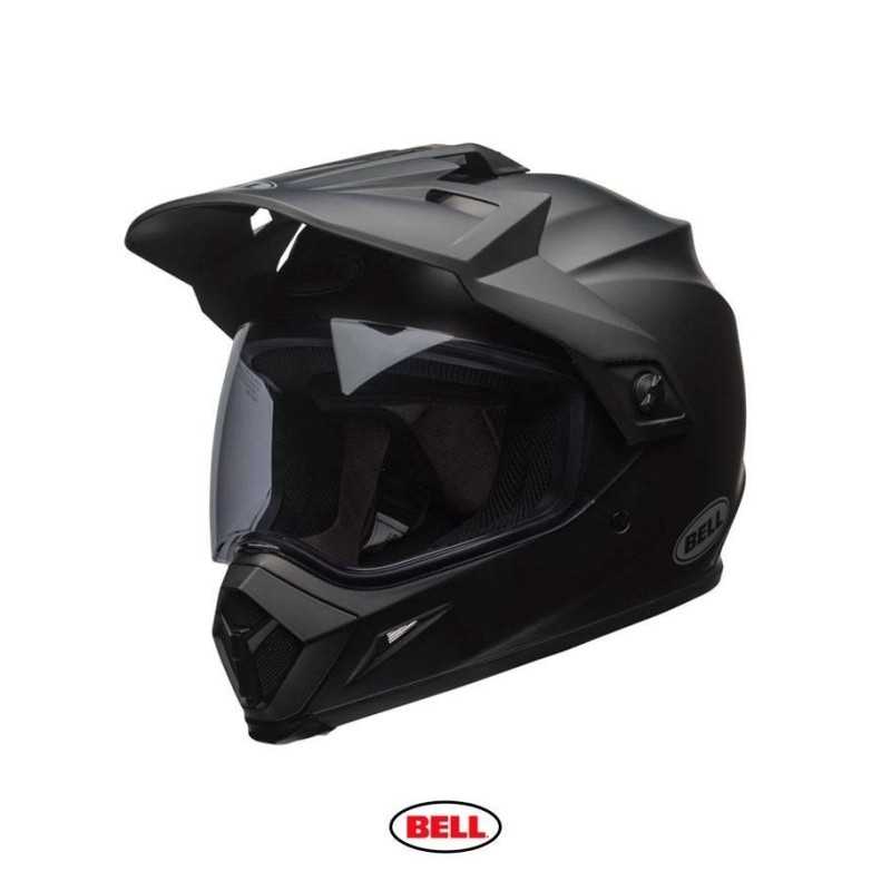 casco multiproposito certificado bell mx-9 adventure solid moto proteccion cascoloco accesorio motociclista distriramirez
