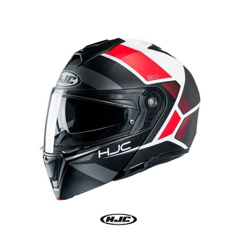 casco abatible certificado hjc i90 hollan mc1 moto proteccion cascoloco accesorio motociclista distriramirez