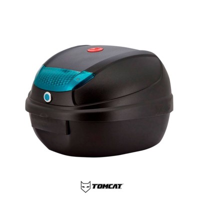 maleta rigida tomcat 30 litros moto accesorio cascoloco motociclista distriramirez
