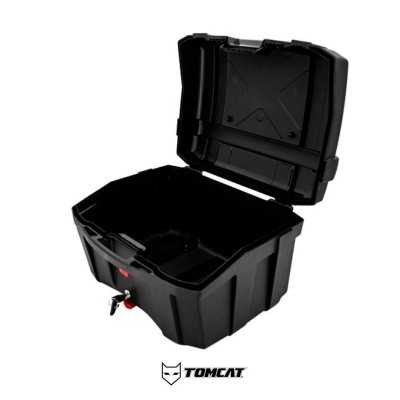 maleta rigida tomcat 40 litros moto accesorio cascoloco motociclista distriramirez