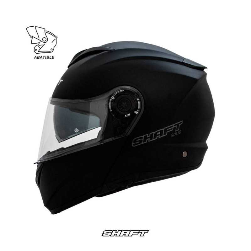 casco abatible certificado shaft 3690DV solid moto proteccion cascoloco accesorio motociclista distriramirez