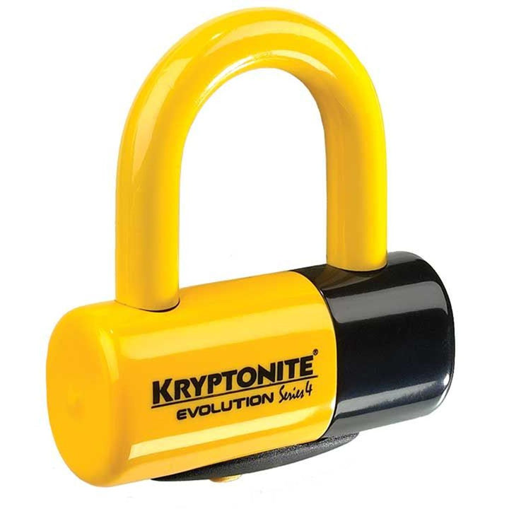 CANDADO KRYPTONITE EVOLUTION SERIE 4 DISC LOOK YELLOW