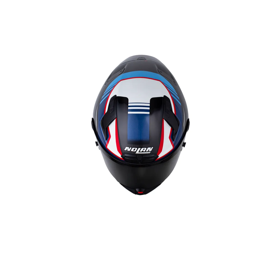 CASCO INT NOLAN X-804 RS ULTRA CARBON PIEGA 366 AZ.OS.B AZ.CL V SM