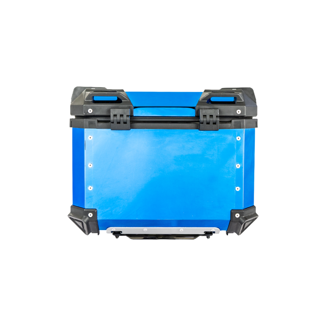 MALETERO CUADRADO DR1 ALU PRO ACERO 45 LT AZUL