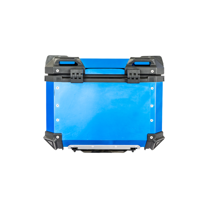 MALETERO CUADRADO DR1 ALU PRO ACERO 45 LT AZUL