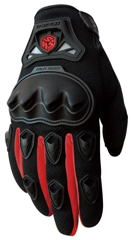 GUANTE SCOYCO MC 29 ROJO