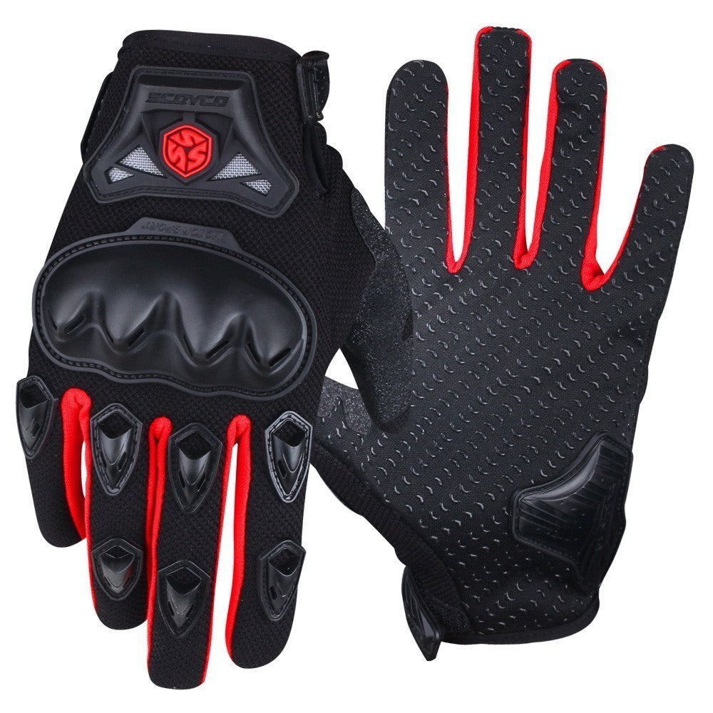 GUANTE SCOYCO MC 29 ROJO