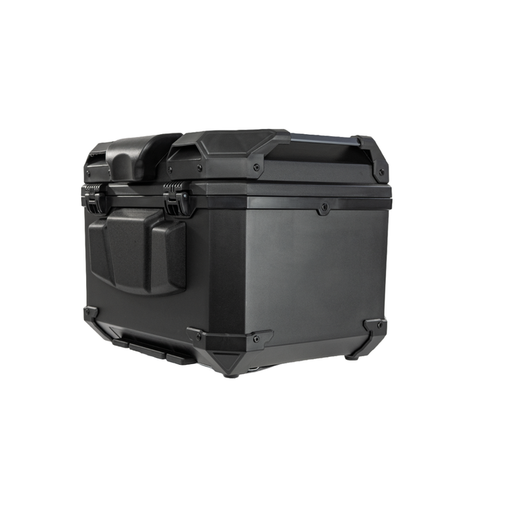 MALETERO CUADRADO DR1 THUNDER DOBLE CHAPA 45 LT POLIPROPILENO BASE ALUMINIO
