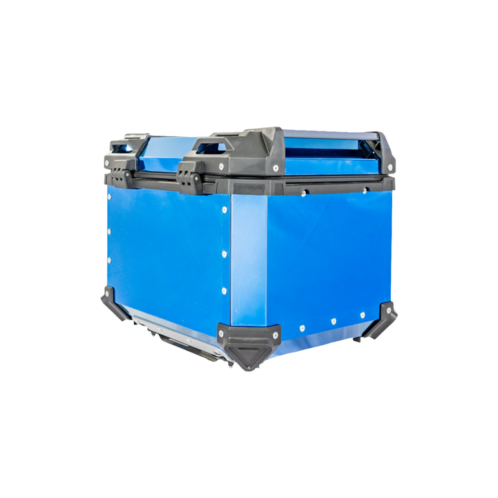 MALETERO CUADRADO DR1 ALU PRO ACERO 45 LT AZUL