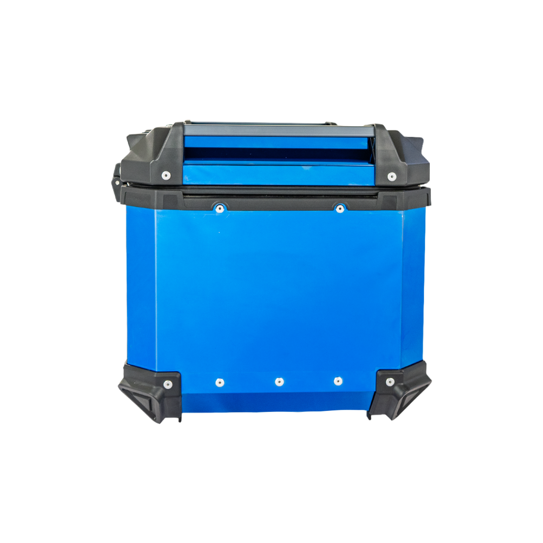 MALETERO CUADRADO DR1 ALU PRO ACERO 45 LT AZUL