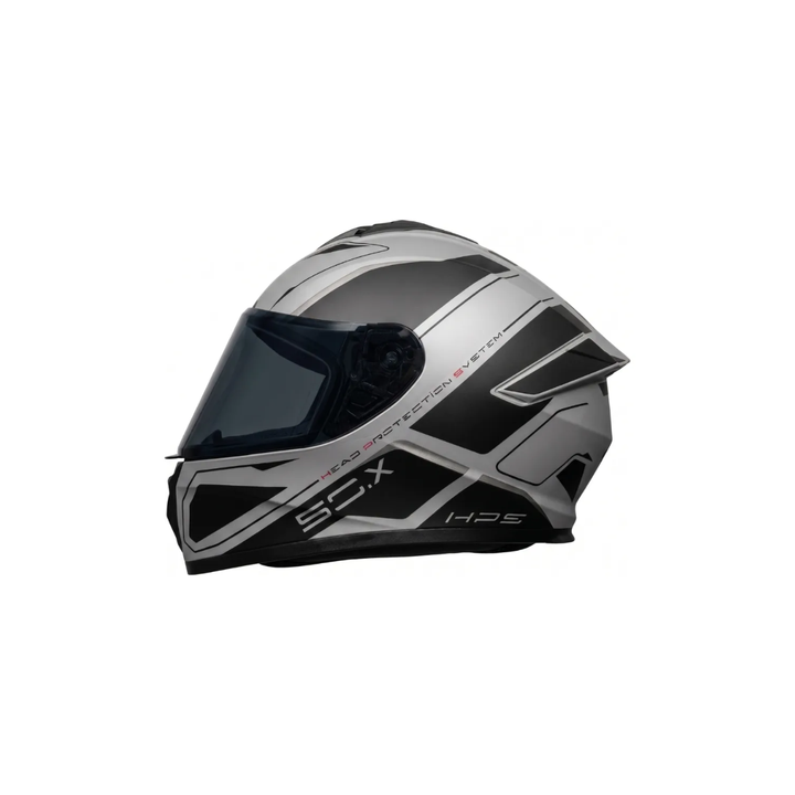CASCO H50X GIVI NEGRO/GRIS/PLATEADO MATE
