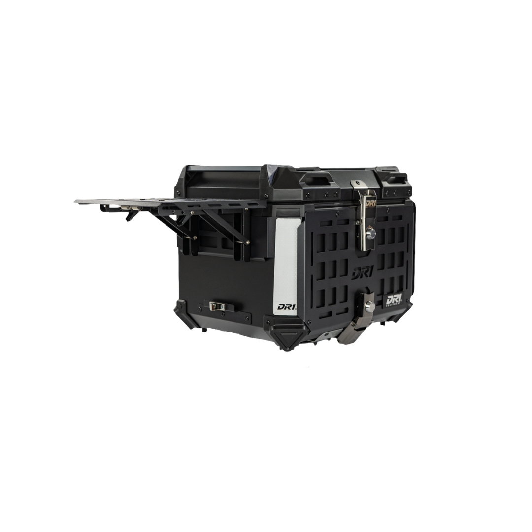 MALETERO DR1 ALUPRO TITAN ALUMINIO NEGRO 45 LT