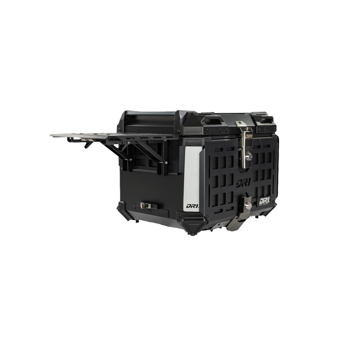 MALETERO DR1 ALUPRO TITAN ALUMINIO NEGRO 45 LT