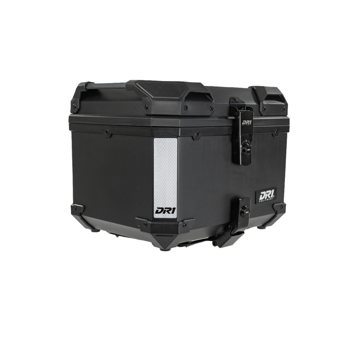 MALETERO CUADRADO DR1 THUNDER DOBLE CHAPA 45 LT POLIPROPILENO BASE ALUMINIO