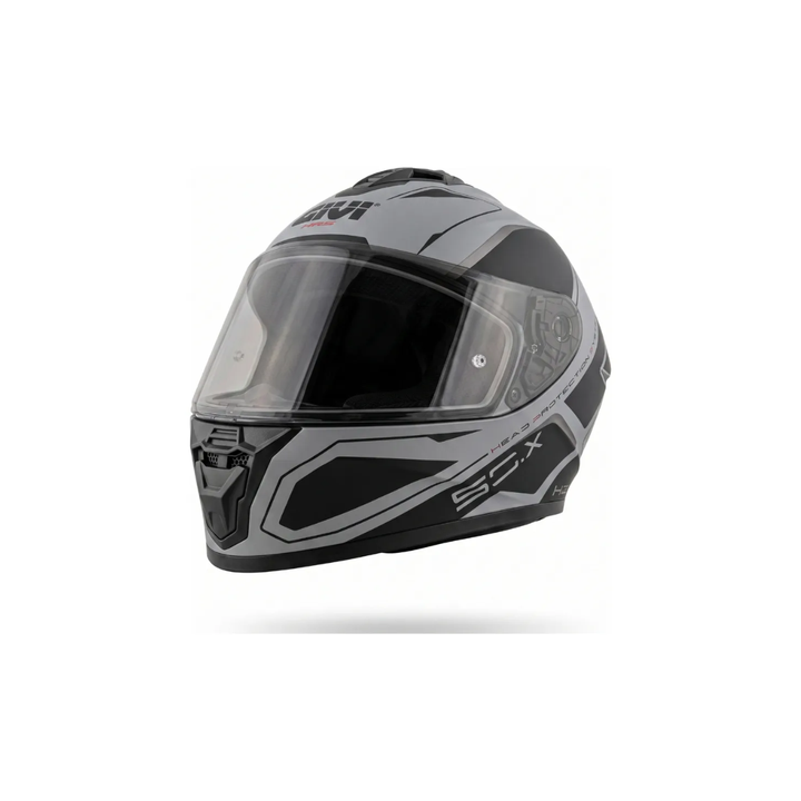 CASCO H50X GIVI NEGRO/GRIS/PLATEADO MATE