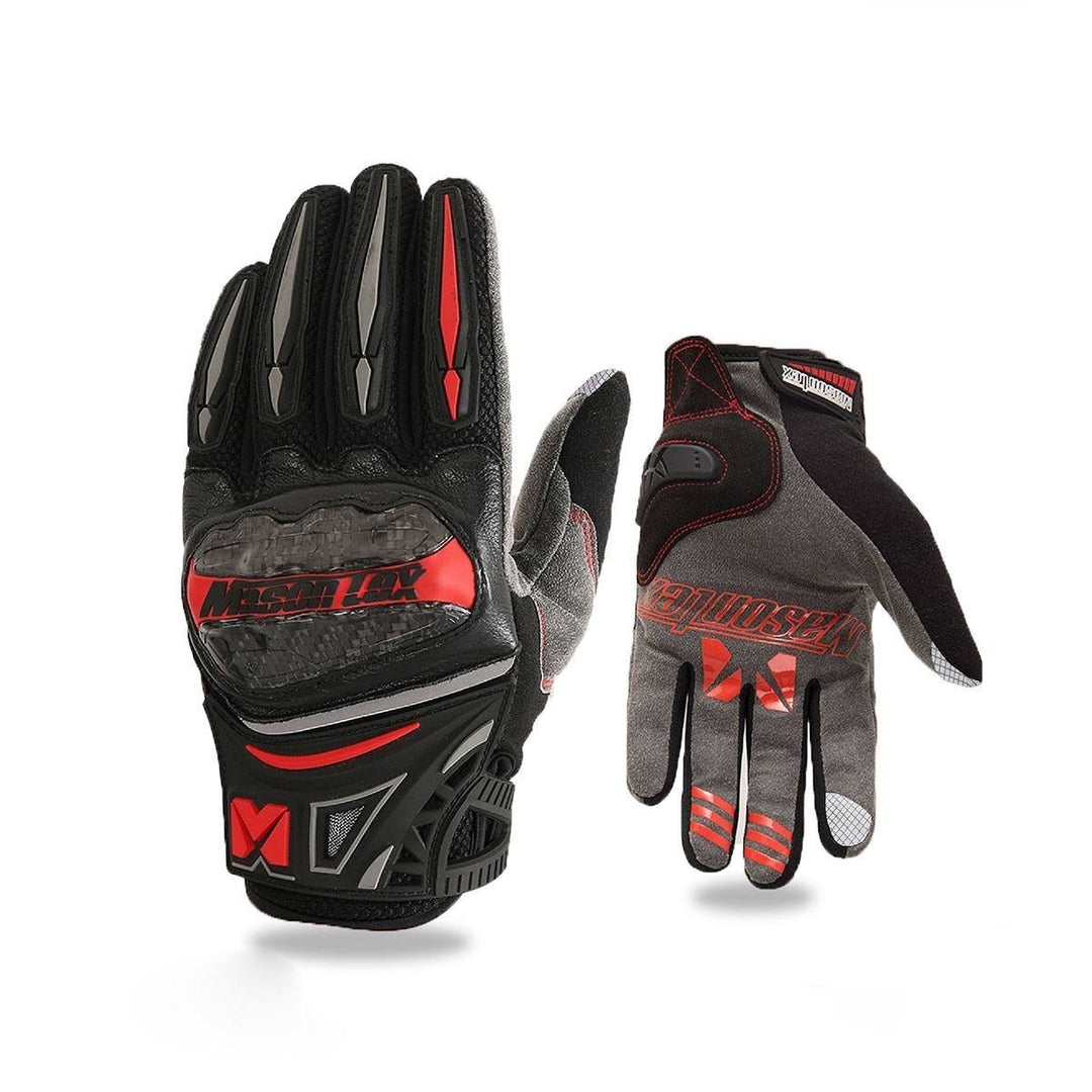 GUANTE MSTX PRO MTO 5 VERDE Y ROJO