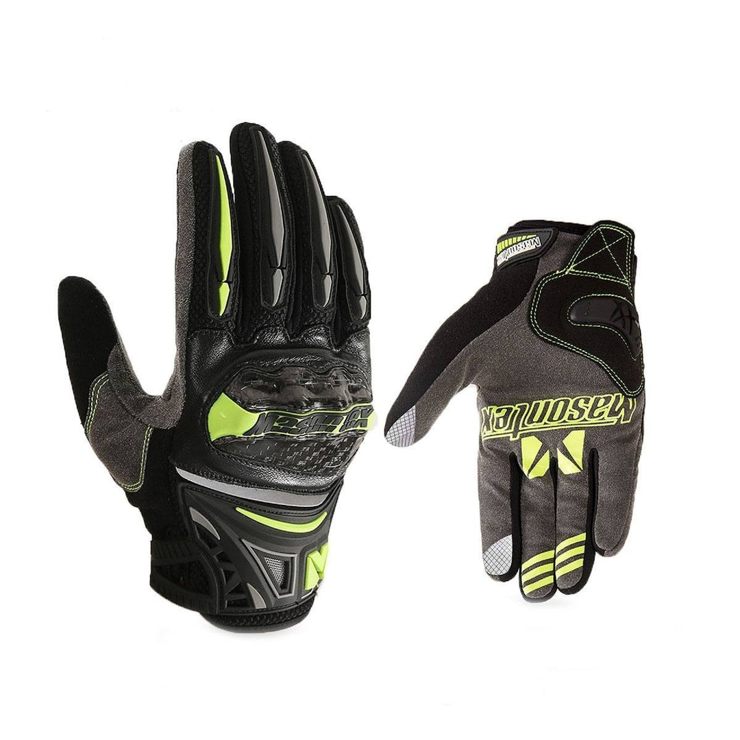 GUANTE MSTX PRO MTO 5 VERDE Y ROJO