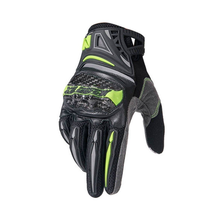 GUANTE MSTX PRO MTO 5 VERDE Y ROJO