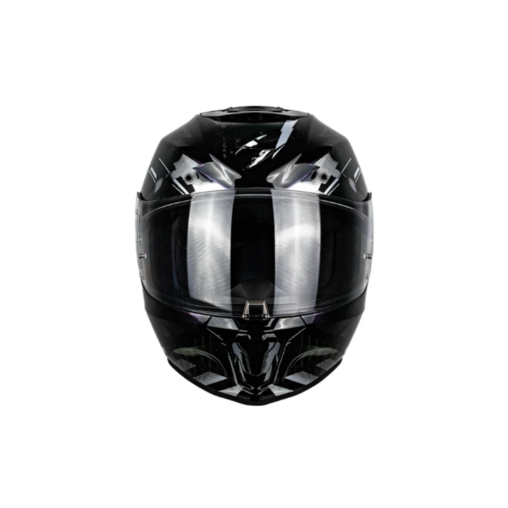 CASCO SCORPION EXO-391 CLUTER NEGRO CHAMELEON