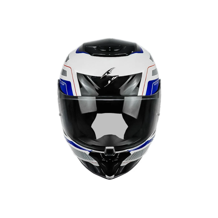 CASCO SCORPION EXO-391 LEO BLANCO AZUL