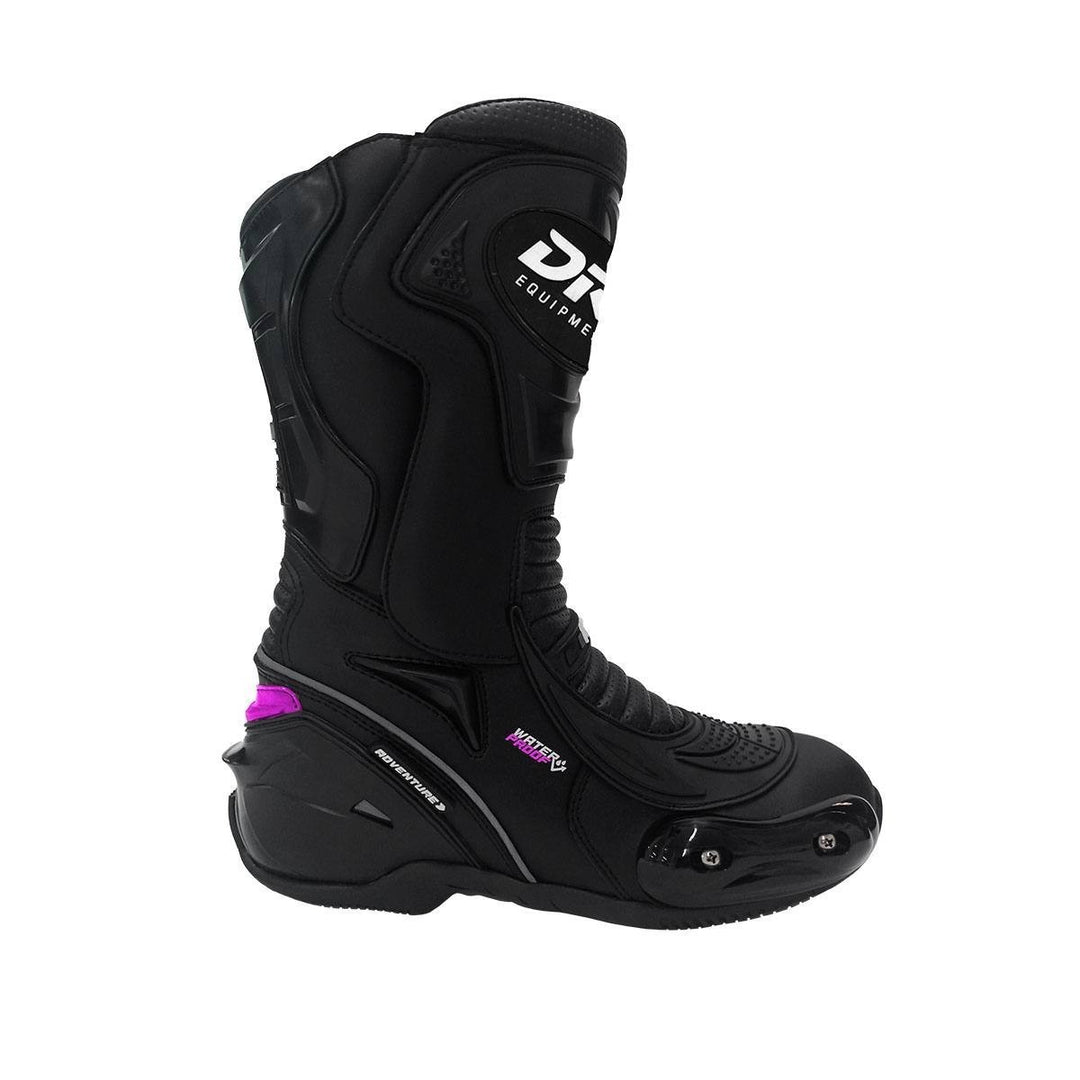 Botas DR1 Racing Negro Fucsia