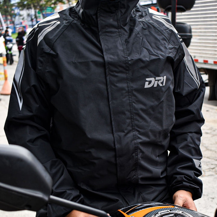 Traje Impermeable DR1 Street 3 Piezas Negro