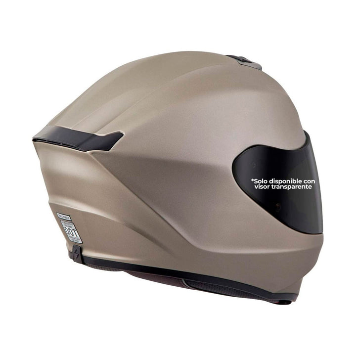 Casco Certificado Scorpion R420 Titanium