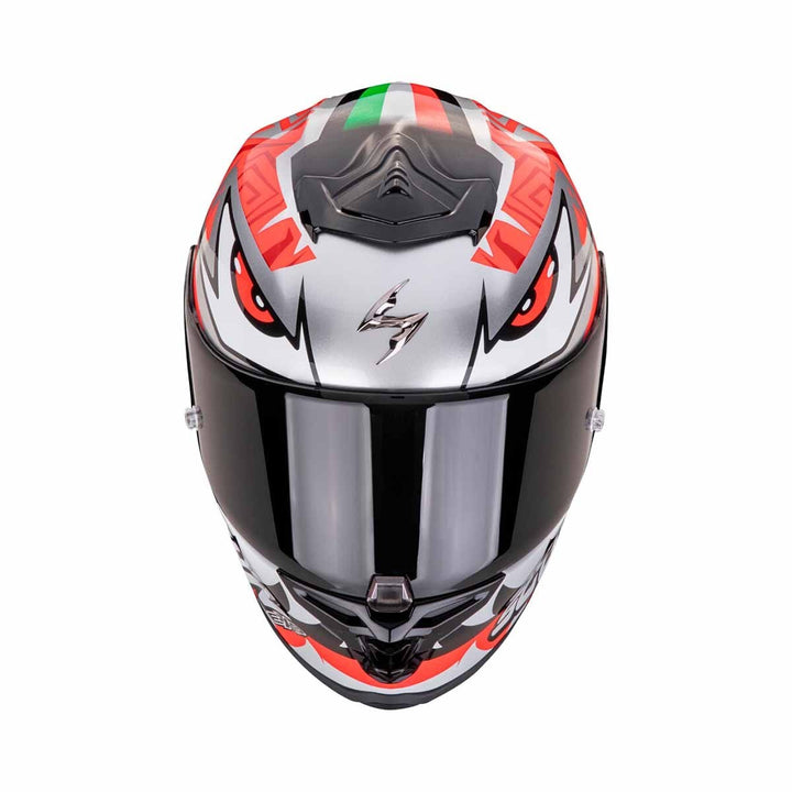 Casco Certificado SCORPION EXO EVO AIR ZACCONE SILVER
