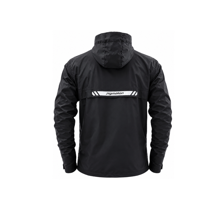 CHAQUETA CORTAVIENTO PIGMALION EURO NEGRA
